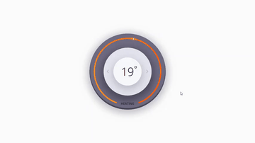 A thermostat with form elements & css variables built with modern frontend techniques for responsive and reusable UI.