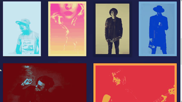 A spotify colorizer effects using css blend modes built with modern frontend techniques for responsive and reusable UI.