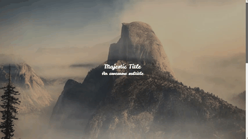 A simple parallax header with blur built with modern frontend techniques for responsive and reusable UI.
