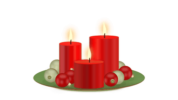 A css animated christmas candles built with modern frontend techniques for responsive and reusable UI.