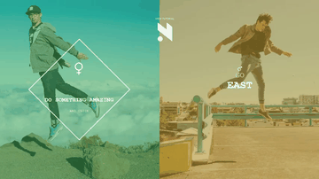A css responsive full screen duo layout with animated overlay built with modern frontend techniques for responsive and reusable UI.