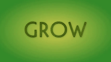 A growing grassy text with variable fonts built with modern frontend techniques for responsive and reusable UI.