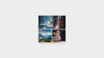 A animated mini photo gallery built with modern frontend techniques for responsive and reusable UI.
