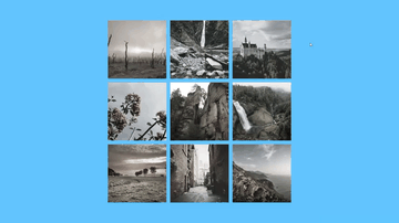 A css grid with expandable images built with modern frontend techniques for responsive and reusable UI.