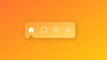 A tab-bar glassmorphism effect built with modern frontend techniques for responsive and reusable UI.