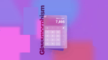 A glassmorphism calculator ui built with modern frontend techniques for responsive and reusable UI.