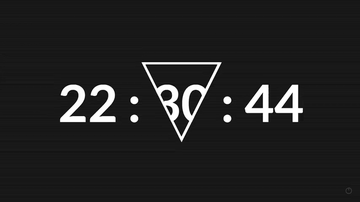 A glitch clock built with modern frontend techniques for responsive and reusable UI.
