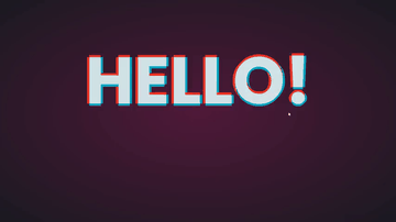 A glitch animation with pseudo-element built with modern frontend techniques for responsive and reusable UI.