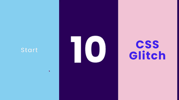 A css3 glitch animation built with modern frontend techniques for responsive and reusable UI.