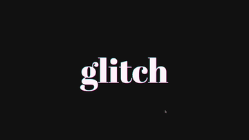 A glitch hover built with modern frontend techniques for responsive and reusable UI.