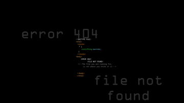 A 404 - glitched out built with modern frontend techniques for responsive and reusable UI.