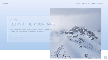 A minimal responsive header & css animations built with modern frontend techniques for responsive and reusable UI.