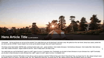 A website hero built with modern frontend techniques for responsive and reusable UI.