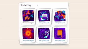 A blog post cards with hover effect built with modern frontend techniques for responsive and reusable UI.
