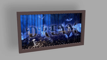 A css only 3d trivision billboard built with modern frontend techniques for responsive and reusable UI.