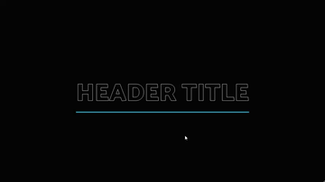 A laser revealed title link built with modern frontend techniques for responsive and reusable UI.