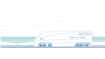 A css train 404 page built with modern frontend techniques for responsive and reusable UI.