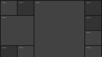 A true masonry with grid layout built with modern frontend techniques for responsive and reusable UI.