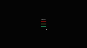 A css only big colorful toggle menu built with modern frontend techniques for responsive and reusable UI.