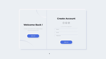 A neumorphism login form built with modern frontend techniques for responsive and reusable UI.