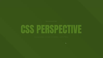 A css perspective built with modern frontend techniques for responsive and reusable UI.