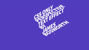 A css perspective text hover built with modern frontend techniques for responsive and reusable UI.