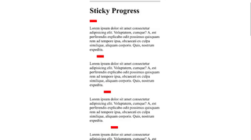 A sticky progress built with modern frontend techniques for responsive and reusable UI.