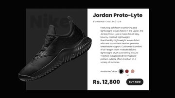 A responsive product card built with modern frontend techniques for responsive and reusable UI.