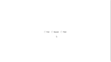 A radio button group built with modern frontend techniques for responsive and reusable UI.