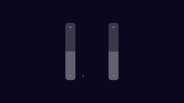 A ios like vertical range input built with modern frontend techniques for responsive and reusable UI.