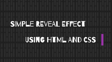 A block reveal effect html and css built with modern frontend techniques for responsive and reusable UI.