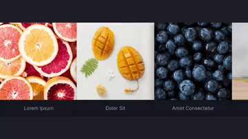 A overlapping horizontal slideshow using position: sticky; built with modern frontend techniques for responsive and reusable UI.