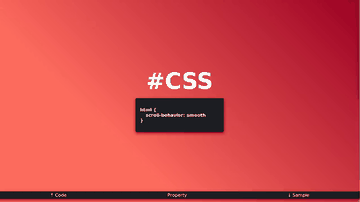 A css scroll-behavior: smooth built with modern frontend techniques for responsive and reusable UI.