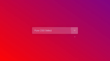A pure css select 2.0 built with modern frontend techniques for responsive and reusable UI.