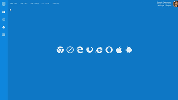 A slide menu built with modern frontend techniques for responsive and reusable UI.