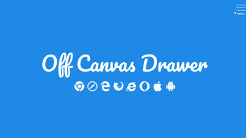 A pure css drawer built with modern frontend techniques for responsive and reusable UI.