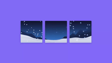 A snow svg animate built with modern frontend techniques for responsive and reusable UI.