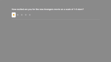 A css-only star rating built with modern frontend techniques for responsive and reusable UI.