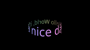 A 3d text built with modern frontend techniques for responsive and reusable UI.