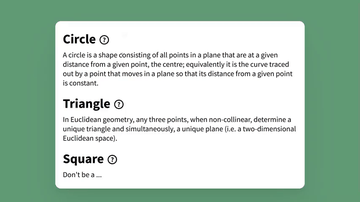 A tooltip appear built with modern frontend techniques for responsive and reusable UI.