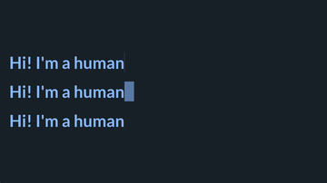 A css-only typewriter text animation built with modern frontend techniques for responsive and reusable UI.