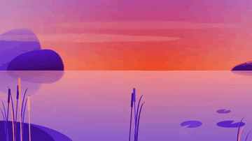 A sunrise over still lake built with modern frontend techniques for responsive and reusable UI.