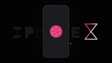 A iphone x saying hello dribbble css only built with modern frontend techniques for responsive and reusable UI.
