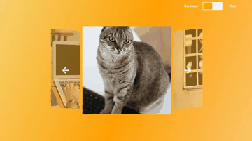 A gallery viewer carousel / tiles built with modern frontend techniques for responsive and reusable UI.