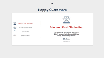 A flexbox testimonial carousel built with modern frontend techniques for responsive and reusable UI.