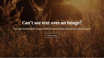 A hero built with modern frontend techniques for responsive and reusable UI.