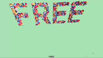 A dynamic 3d confetti text built with modern frontend techniques for responsive and reusable UI.