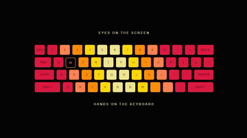 A keyboard hero built with modern frontend techniques for responsive and reusable UI.