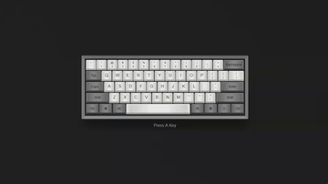 A interactive 60% keyboard built with modern frontend techniques for responsive and reusable UI.