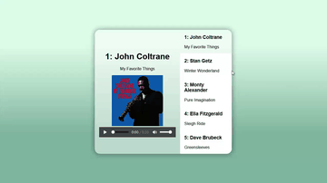 A my favorite things built with modern frontend techniques for responsive and reusable UI.